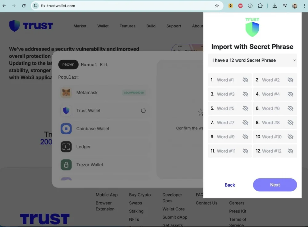 Compromised Trust Wallet Browser Extension Leads to $7 Million Cryptocurrency Drain in Sophisticated Supply Chain Attack