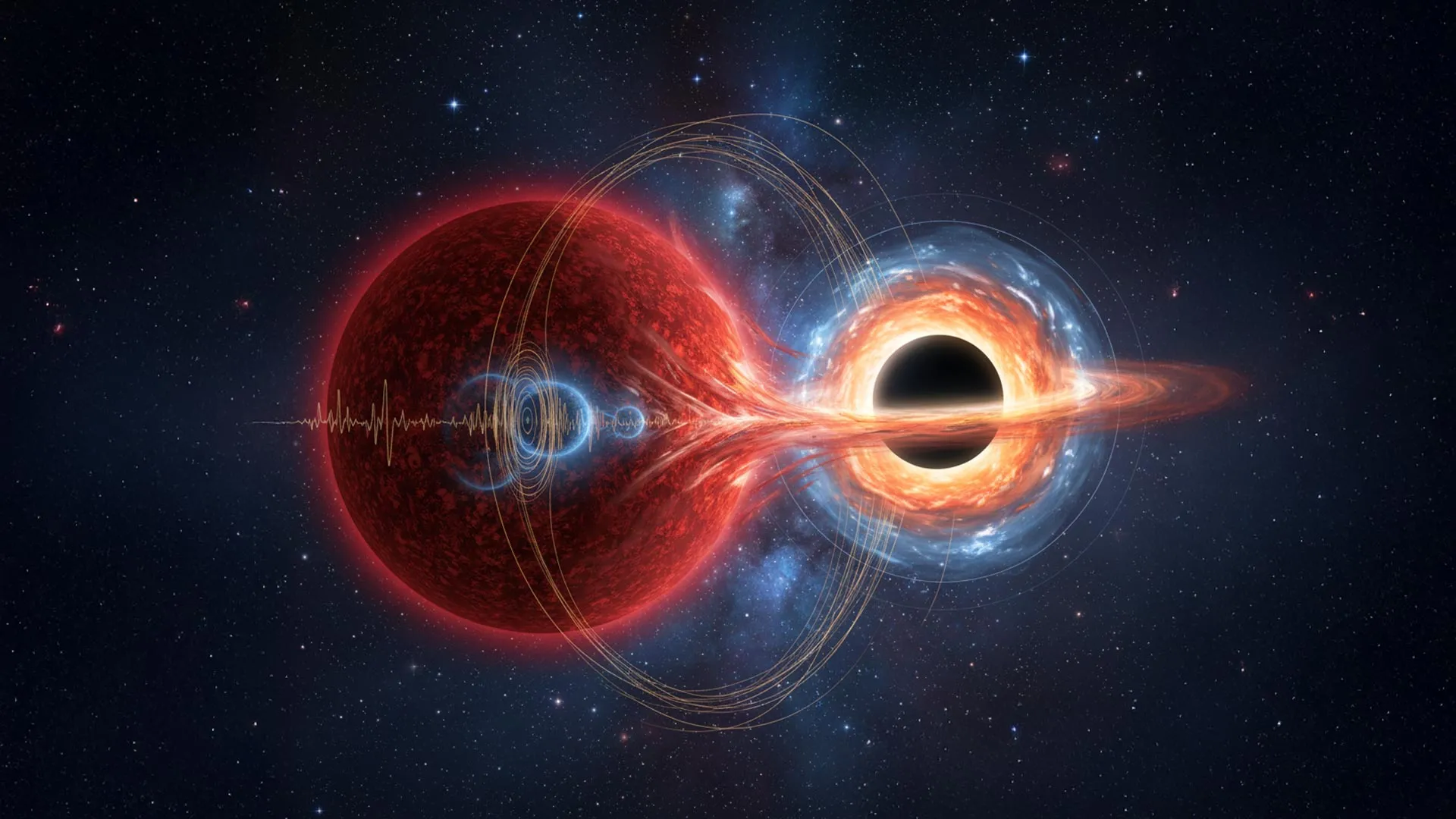 Cosmic Anomaly Unveiled: A Red Giant’s Peculiar Past Challenges Stellar Evolution Paradigms Near a Dormant Black Hole