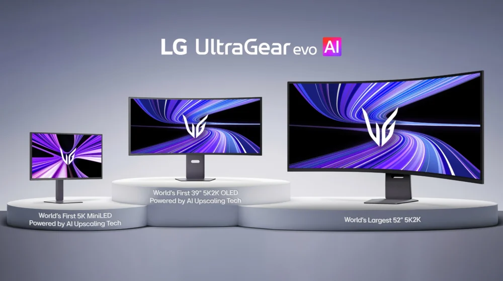 LG Elevates Gaming Visuals with Groundbreaking UltraGear evo Monitors Featuring AI-Powered Upscaling