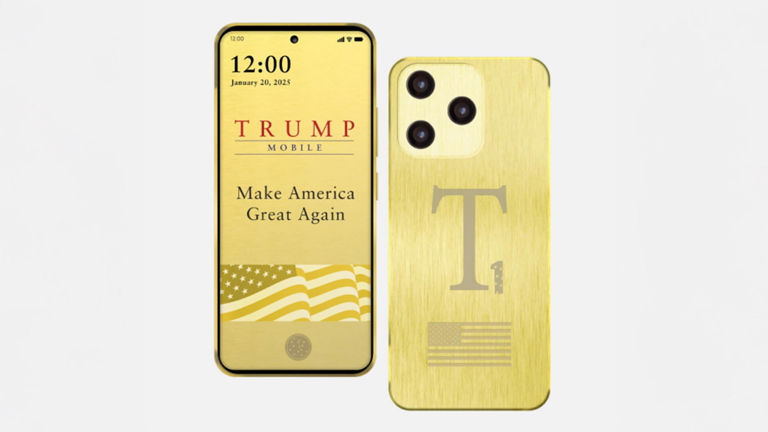 Tech Venture Associated with Former President Postpones Debut of Gold-Plated Smartphone