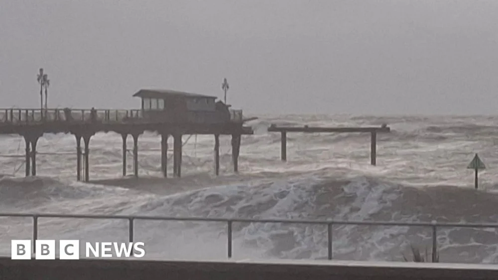 Coastal Defences Breached and Historic Landmarks Damaged as Ferocious Storm Batters Southwest England