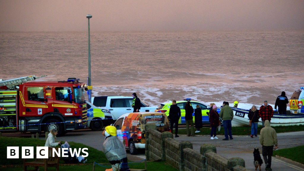 Withernsea: Two die and third person missing after coastal search