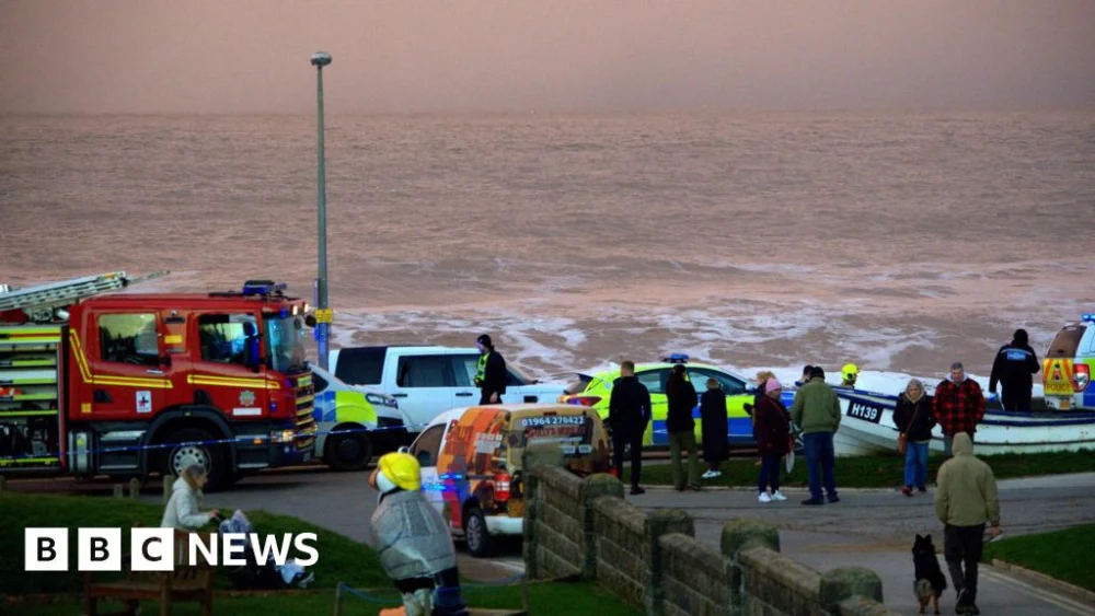 Withernsea: Two die and third person missing after coastal search