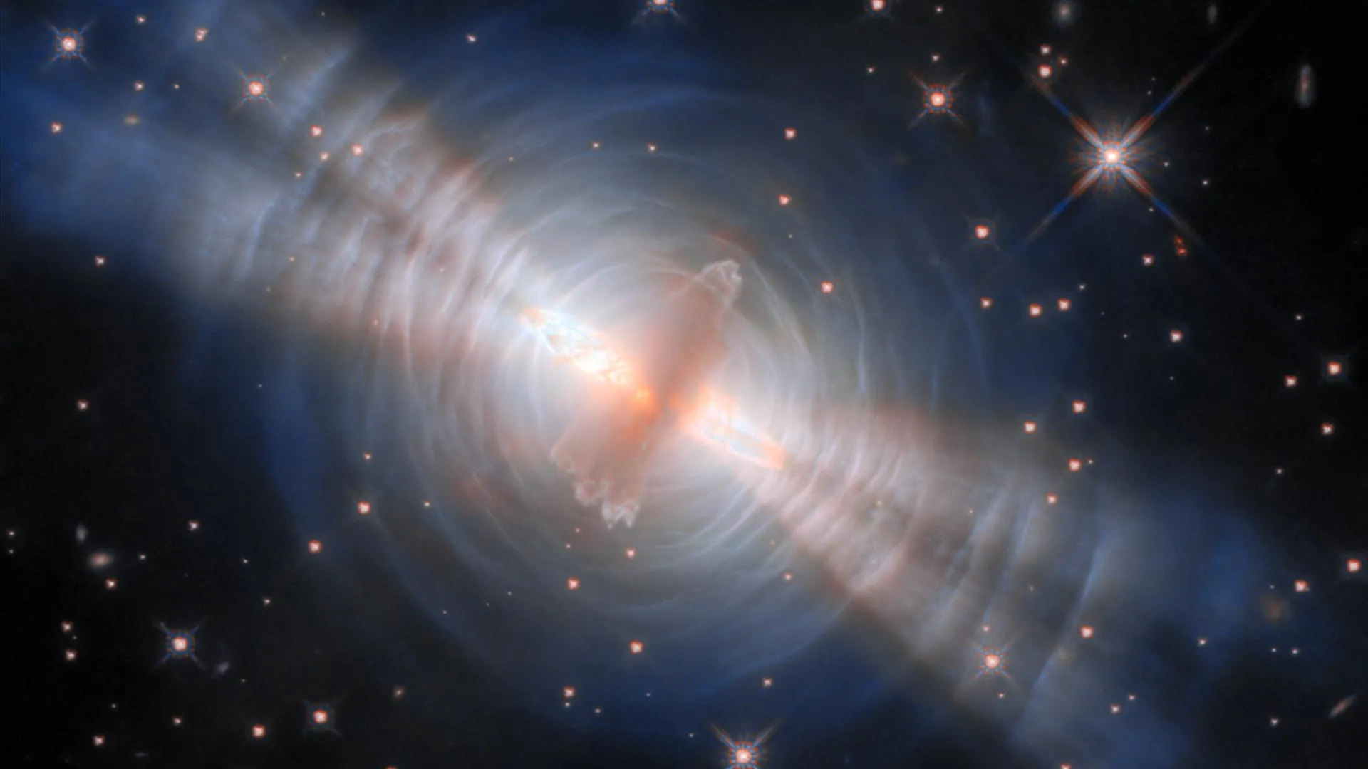 Stellar Metamorphosis: Hubble Uncovers Dramatic Bipolar Outflows Shaping the Egg Nebula