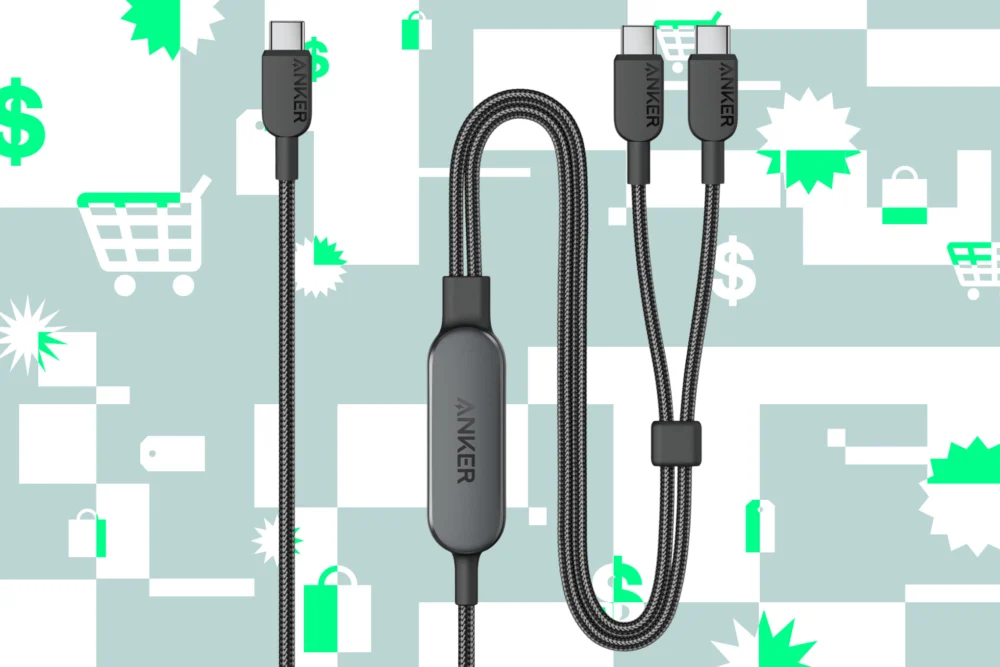 Unveiling a Smart Solution for Simultaneous Gadget Charging: Anker’s Dual-Port USB-C Cable Now Available at a Significant Discount