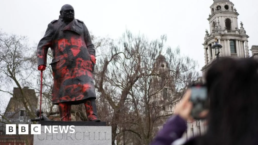 Vandalism at Iconic Churchill Statue Prompts Legal Action and Renewed Debate on Public Monuments