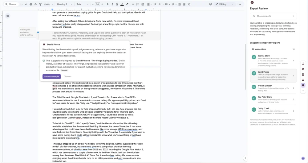 Grammarly’s "Expert Review" Feature Faces Scrutiny Over Unauthorized Use of Personalities and Works