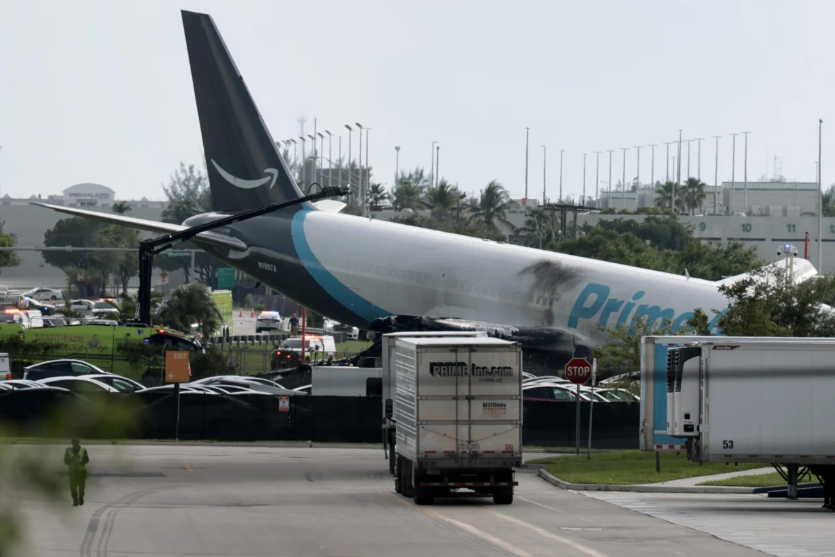 Catastrophic Runway Excursion of Amazon Cargo Jet Disrupts Miami Air Traffic