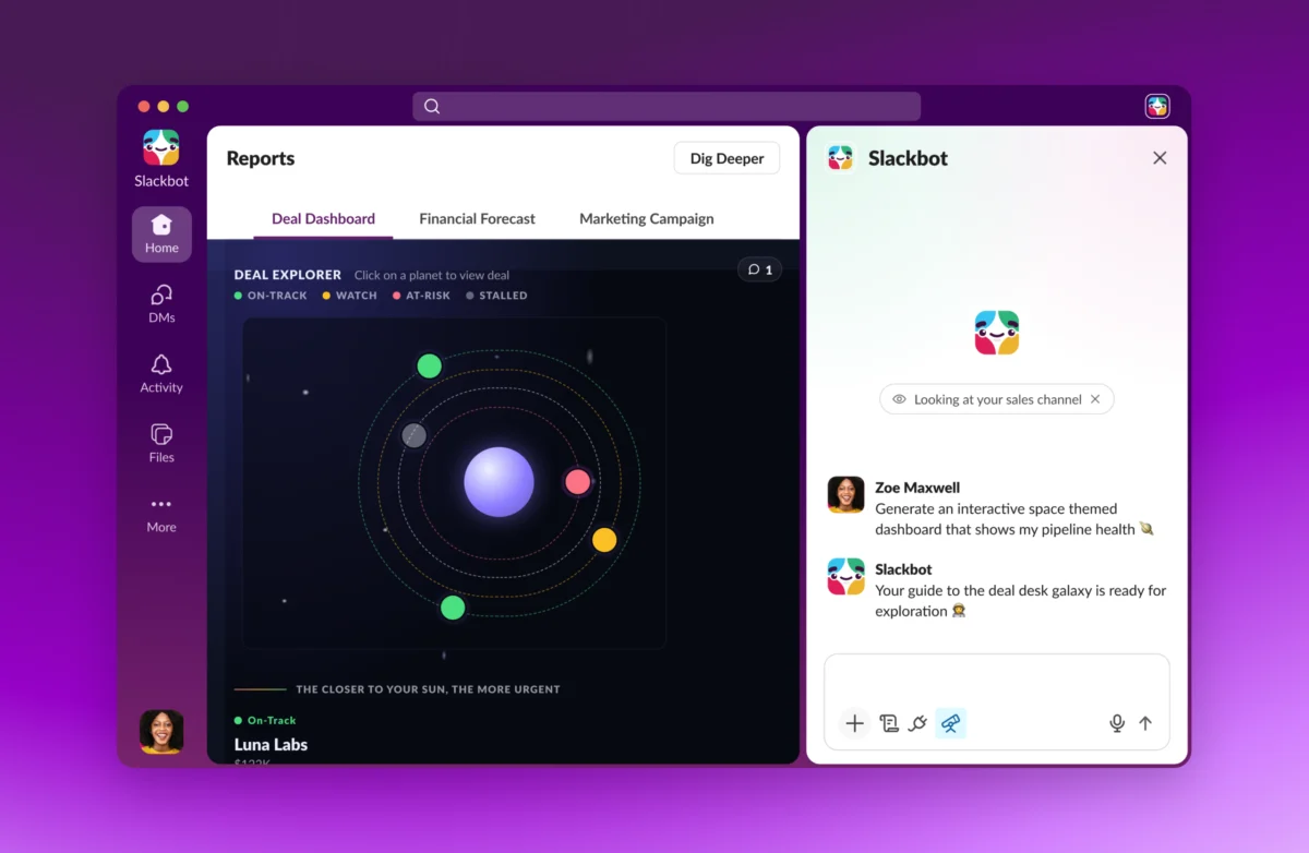 Slack Unveils "Surfaces": Revolutionizing In-Chat Data Visualization and Interactive Reporting